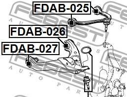 Фото 2 - Шарова опора FEBEST 2120-EXPF (2120EXPF)