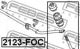 Фото 2 - Стійка стабілізатора FEBEST 2123-FOC