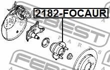 Фото 2 - Ступица FEBEST 2182-FOCAUR (2182FOCAUR)