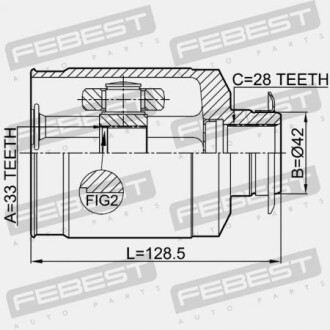 Фото 2 - ШРКШ FEBEST 2211XM12RH