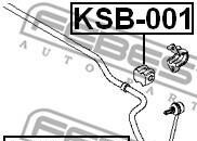 Фото 2 - Стойка стабилизатора FEBEST 2223-001 (2223001)