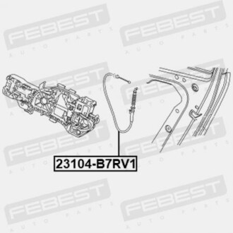 Фото 2 - Внутрішній елемент FEBEST 23104B7RV1