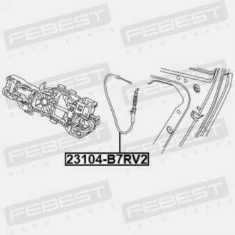 Фото 2 - Внутрішній елемент FEBEST 23104B7RV2