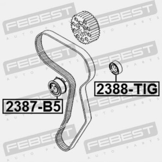 Фото 2 - Ролик ременя приводного FEBEST 2388TIG