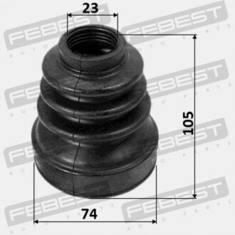 Фото 2 - Пильовик ШРКШ FEBEST 2415-KANGIIT (2415KANGIIT)