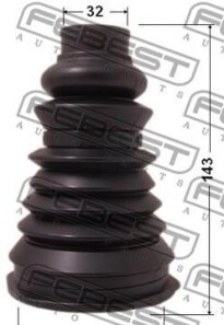 Фото 2 - Пыльник ШРУС FEBEST 2417-PLOG