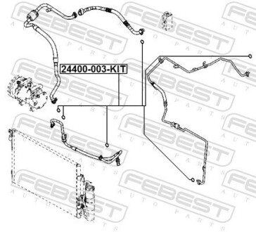 Фото 3 - Автозапчасть FEBEST 24400-003-KIT (24400003KIT)