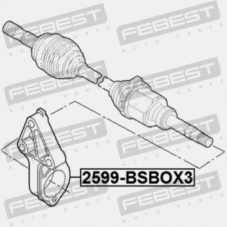 Фото 2 - Автозапчастина FEBEST 2599-BSBOX3
