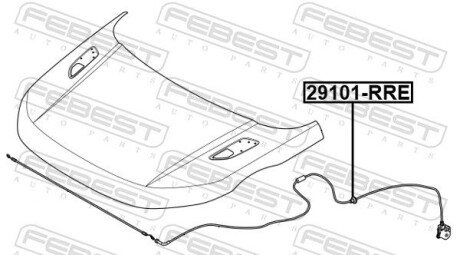 Фото 2 - Автозапчастина FEBEST 29101RRE