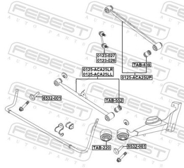 Фото 2 - Автозапчастина FEBEST 6532-001