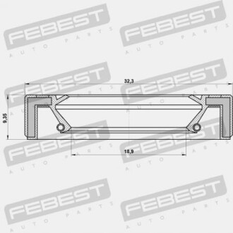Фото 2 - Насос гідропідсилювача FEBEST 95GAY20321010R