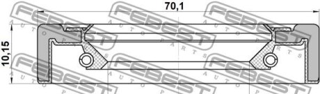 Фото 2 - Комплектующая ступицы FEBEST 95GC-Y51701010X (95GCY51701010X)