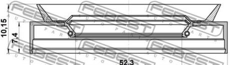 Фото 2 - Комплектуюча маточини FEBEST 95TB-S54690710X (95TBS54690710X)