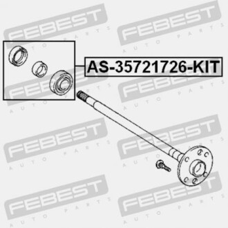 Фото 2 - Автозапчастина FEBEST AS-35721726-KIT (AS35721726KIT)