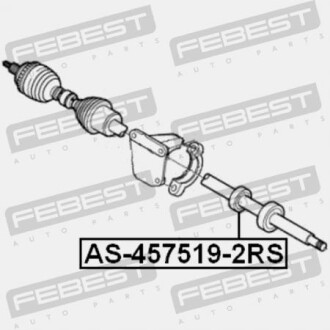 Фото 2 - Автозапчастина FEBEST AS-457519-2RS (AS4575192RS)