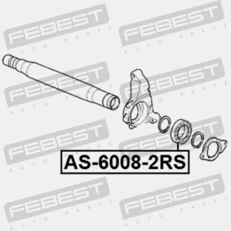 Фото 2 - Автозапчастина FEBEST AS-6008-2RS (AS60082RS)