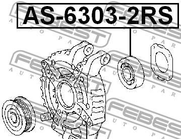 Фото 2 - Автозапчастина FEBEST AS-6303-2RS (AS63032RS)