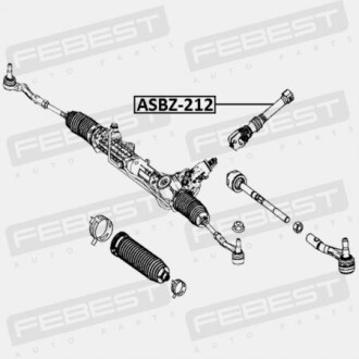 Фото 2 - Кардан рулевого вала FEBEST ASBZ212