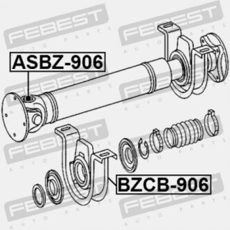 Фото 2 - Елемент трансмісії FEBEST ASBZ-906 (ASBZ906)