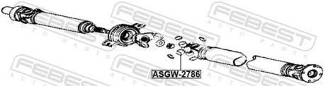 Фото 2 - Автозапчастина FEBEST ASGW-2786