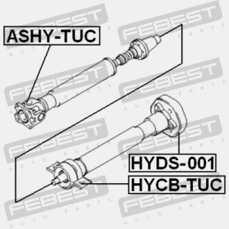 Фото 2 - Елемент трансмісії FEBEST ASHYTUC