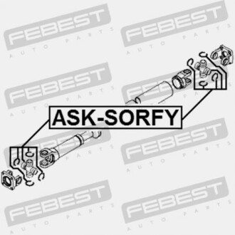 Фото 2 - Елемент трансмиссии FEBEST ASKSORFY