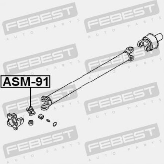 Фото 2 - Елемент трансмиссии FEBEST ASM-91 (ASM91)