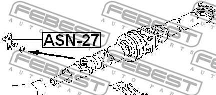 Фото 2 - Елемент трансмісії FEBEST ASN27