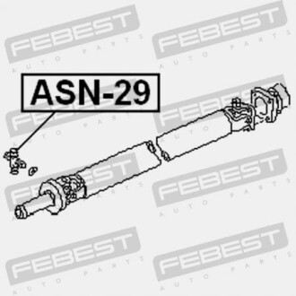 Фото 2 - Елемент трансмиссии FEBEST ASN-29 (ASN29)