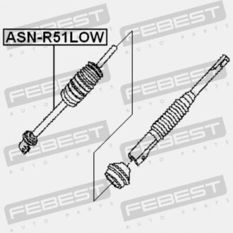 Фото 2 - Кардан рульового валу FEBEST ASNR51LOW
