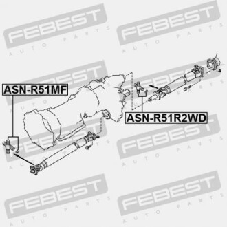 Фото 2 - Елемент трансмиссии FEBEST ASN-R51MF (ASNR51MF)