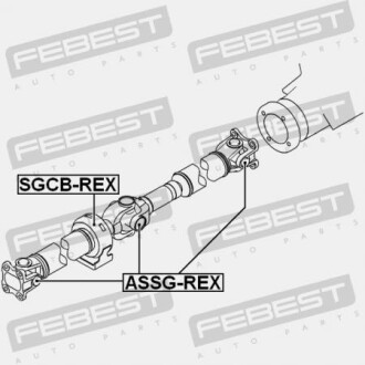Фото 2 - Елемент трансмісії FEBEST ASSG-REX (ASSGREX)