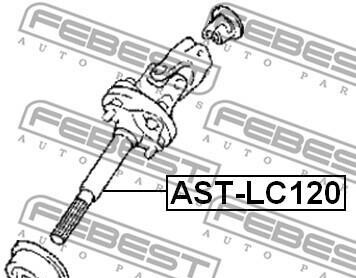 Фото 2 - Кардан рулевого вала FEBEST AST-LC120 (ASTLC120)