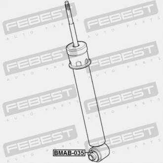 Фото 2 - Сайлентблок для амортизатора FEBEST BMAB-035 (BMAB035)