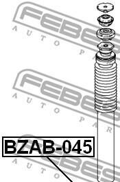 Фото 2 - Сайлентблок амортизатора FEBEST BZAB-045 (BZAB045)