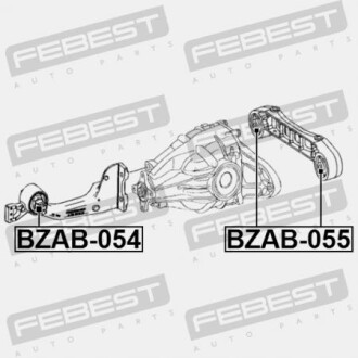 Фото 2 - Сайлентблок FEBEST BZAB-054 (BZAB054)