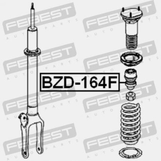 Фото 2 - Стійка амортизатору (амортизатор) FEBEST BZD-164F (BZD164F)