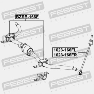 Фото 2 - Втулка стабілізатора FEBEST BZSB166F