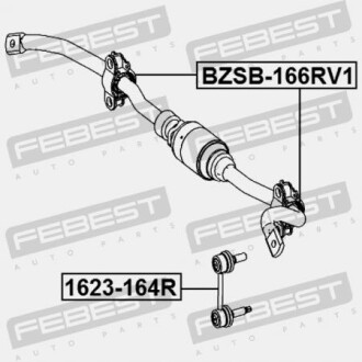 Фото 2 - Втулка стабілізатора FEBEST BZSB166RV1