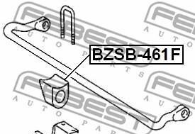Фото 2 - Втулка стабілізатора FEBEST BZSB461F