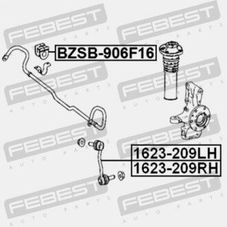 Фото 2 - Втулка стабилизатора FEBEST BZSB906F16