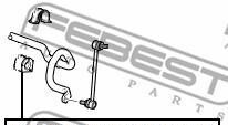 Фото 2 - Втулка стабилизатора FEBEST CDSBSRXFE2F