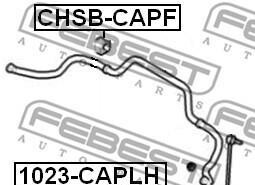 Фото 2 - Втулка стабилизатора FEBEST CHSB-CAPF