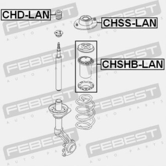 Фото 2 - Пыльник/отбойник FEBEST CHSHB-LAN