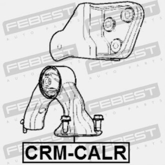 Фото 2 - Подушка двигуна FEBEST CRMCALR