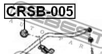Фото 2 - Втулка стабилизатора FEBEST CRSB-005 (CRSB005)