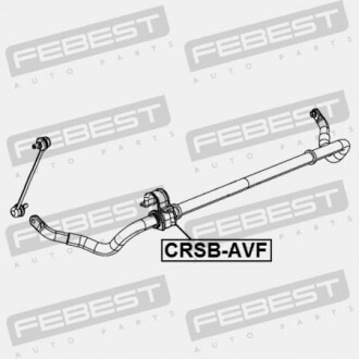 Фото 2 - Втулка стабілізатора FEBEST CRSBAVF