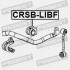 ВТУЛКА ПЕРЕДНЕГО СТАБИЛИЗАТОРА D31.2 - (k52125324AC, K52125323AC, 52125324AC) FEBEST CRSBLIBF (фото 2)