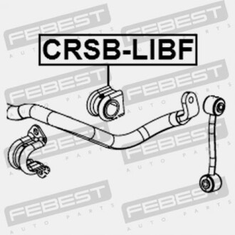 Фото 2 - Втулка стабілізатора FEBEST CRSBLIBF