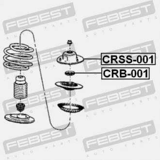 Фото 2 - Опора стійки амортизатора FEBEST CRSS-001 (CRSS001)